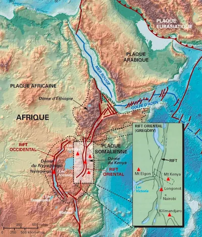 Continente se fractura nuevo oceano