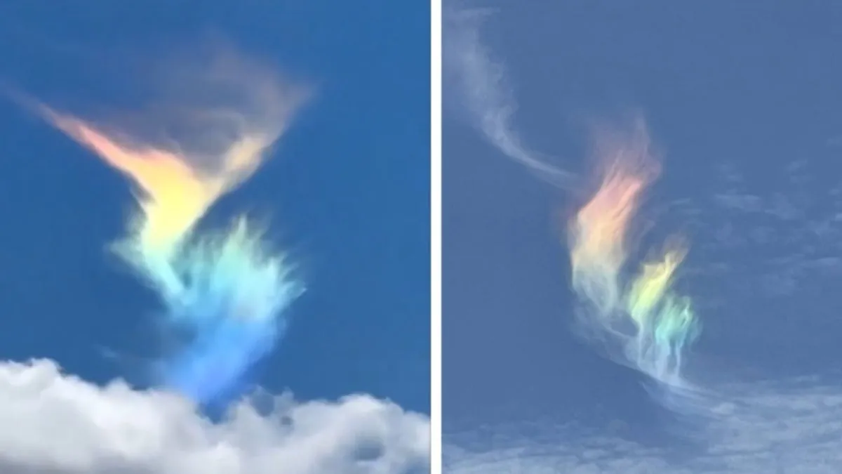 Espiral Arcoíris en Ohio: Un Fenómeno Celeste Único